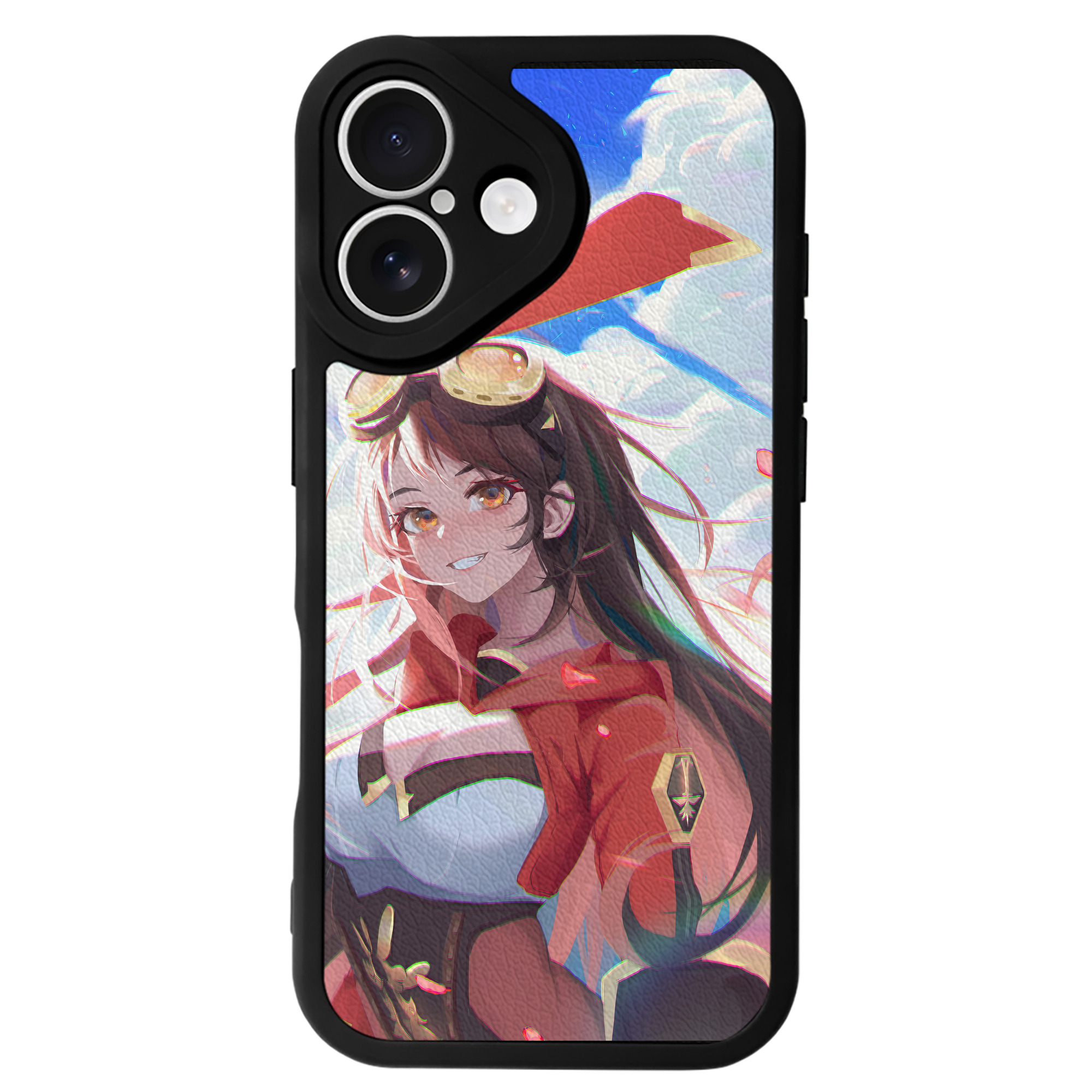 げんし神 genshin 【iPhone 16シリーズ対応】シリコンスマホケース（レザー調） 材質：シリコン
